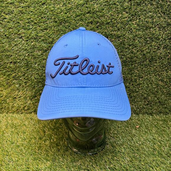 New Era Titleist FJ Blue Baseball Cap Sz Medium/Large - Picture 1 of 8